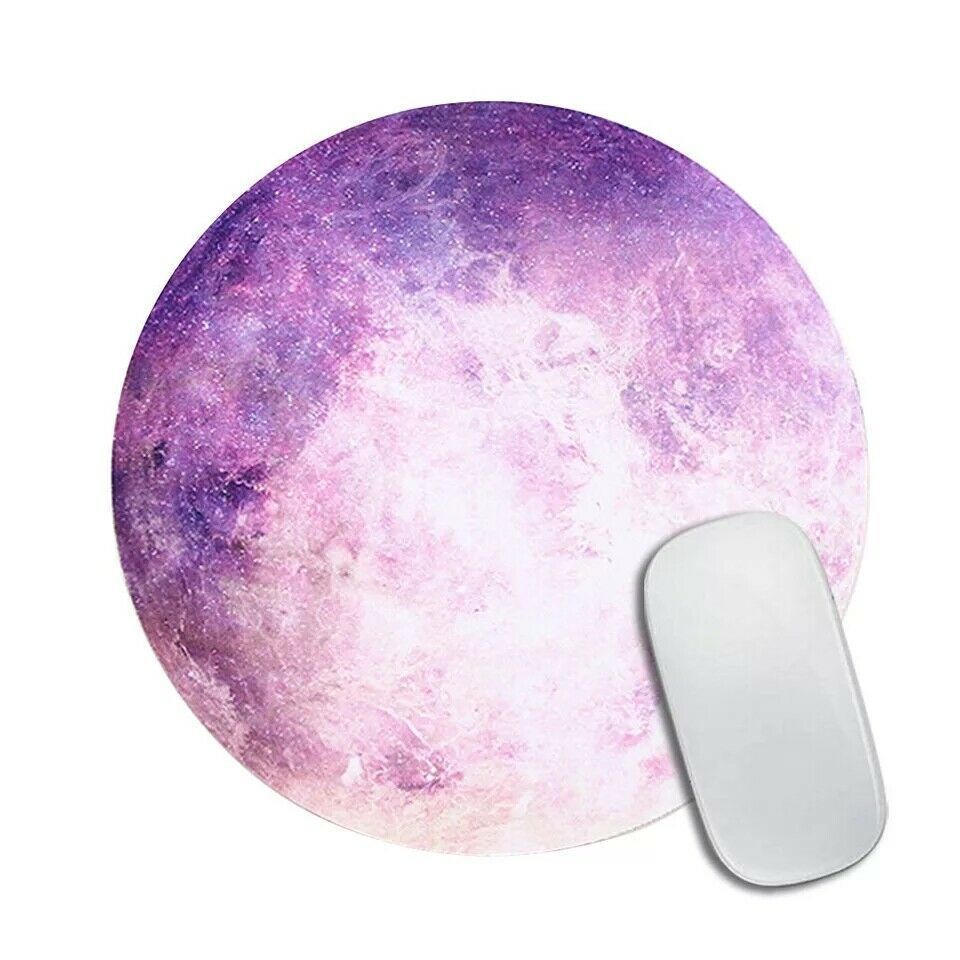 "Round Non-Slip Gaming Mouse Pad - Space Design" - Daily Life Supplies