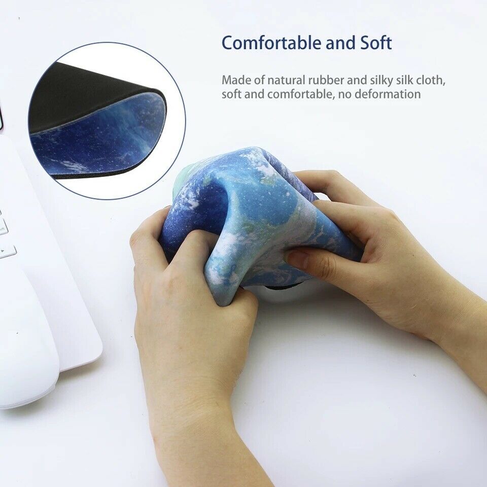 "Round Non-Slip Gaming Mouse Pad - Space Design" - Daily Life Supplies