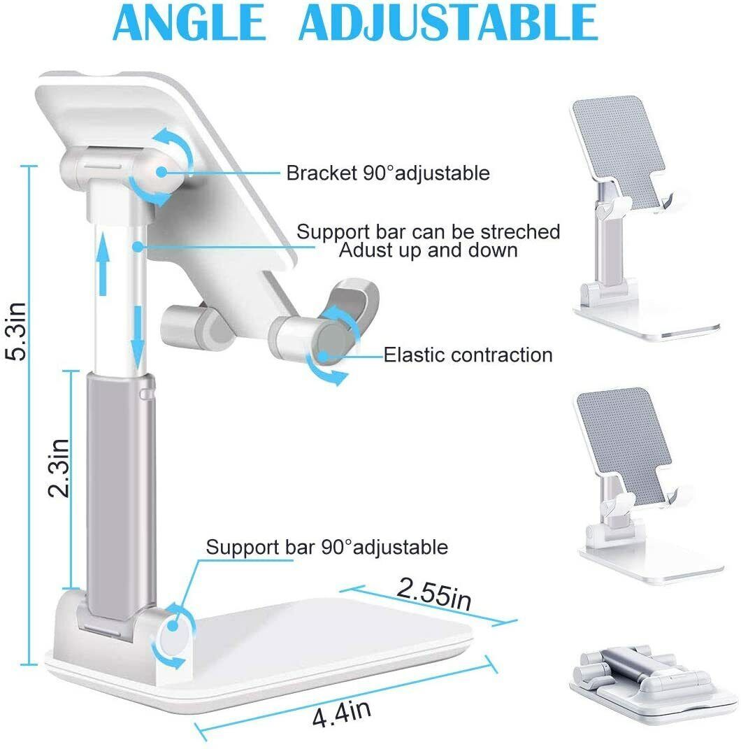 "Foldable Phone & Tablet Stand Desktop Holder" - Daily Life Supplies