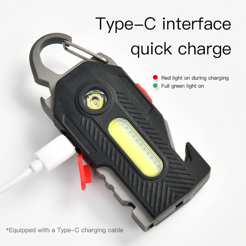 "Multifunctional LED Keychain Light - High Brightness & Emergency Use" - Daily Life Supplies