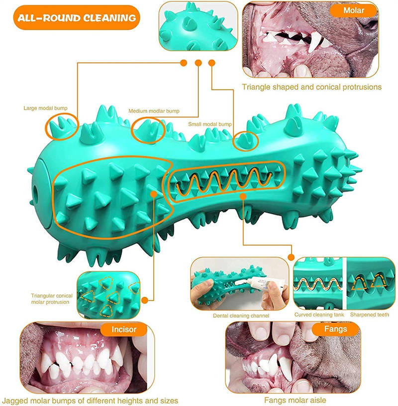 "Rubber Dog Chew Toy for Dental Care & Aggressive Chewers"