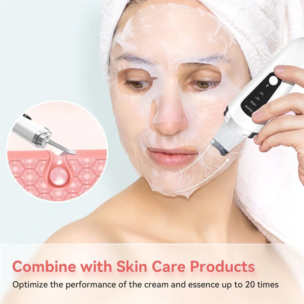 "Face Skin Scrubber and Blackhead Remover with Deep Cleansing & Lifting" - Daily Life Supplies