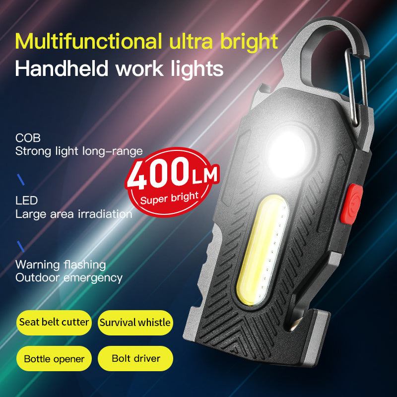 "Multifunctional LED Keychain Light - High Brightness & Emergency Use" - Daily Life Supplies