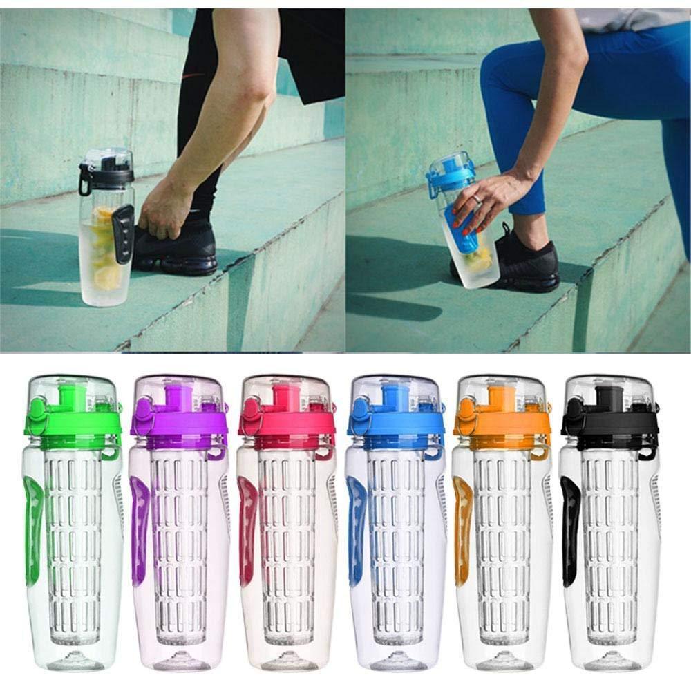 1000ml Water Fruit Bottle BPA Free Plastic Sport Fruit Infuser Water Bottles With Infuser Juice Shaker Drink Bottle Of Water - Daily Life Supplies