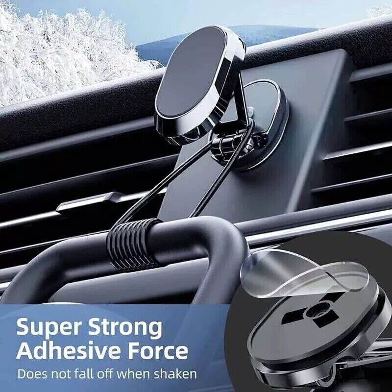 Magnetic Car Phone Holder Rotatable,Water-Resistant Dashboard Mount - Image 6