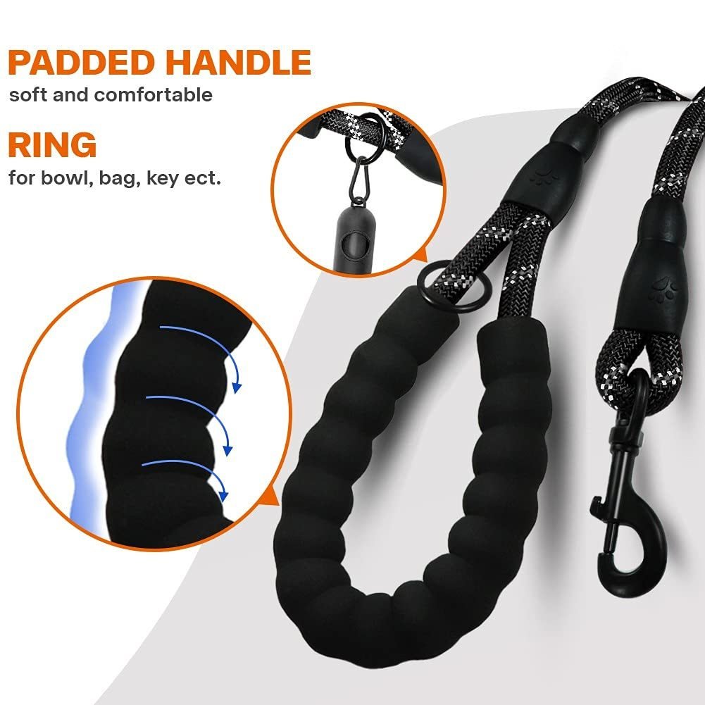 Hands-Free Dog Leash – Adjustable Waist Belt with Shock-Absorbing Bungee - Image 3