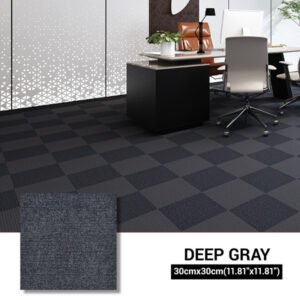 30×30cm Self-Adhesive Splicing Floor Mat Dark Gray, Single Piece