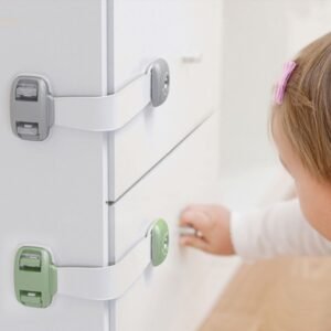 Child Safety Cabinet & Drawer Locks – No-Drill Baby Proof Latches