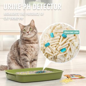Self-Checking Cat Litter Particles Easy Health Tracking & Odor Control for Cats